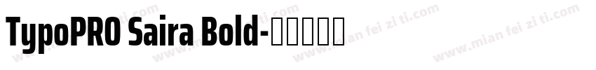 TypoPRO Saira Bold字体转换